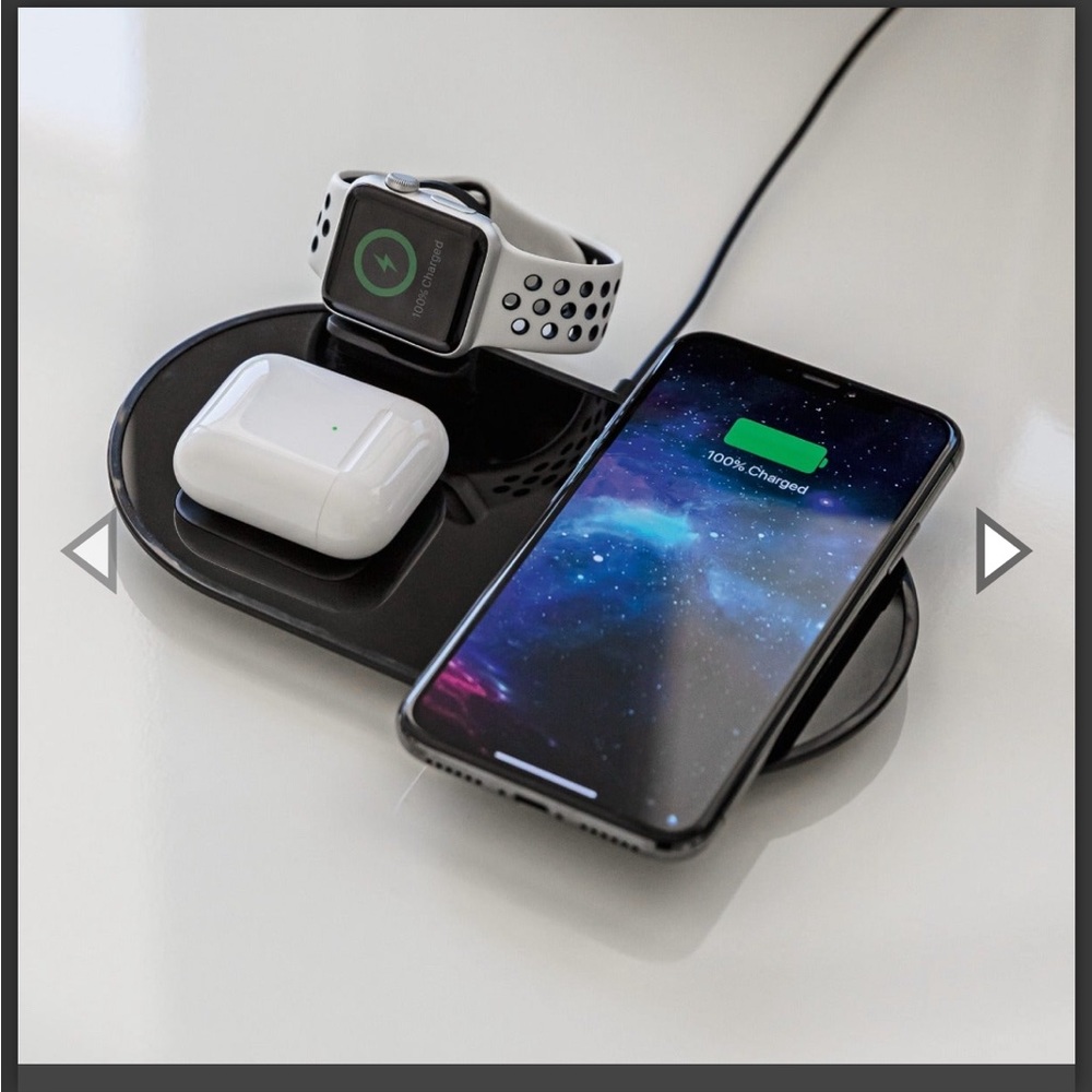 3 in 1 charger.  Charge your iPhone, Apple Watch and air pod with this charger